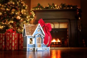 small-house-gift-under-christmas-tree